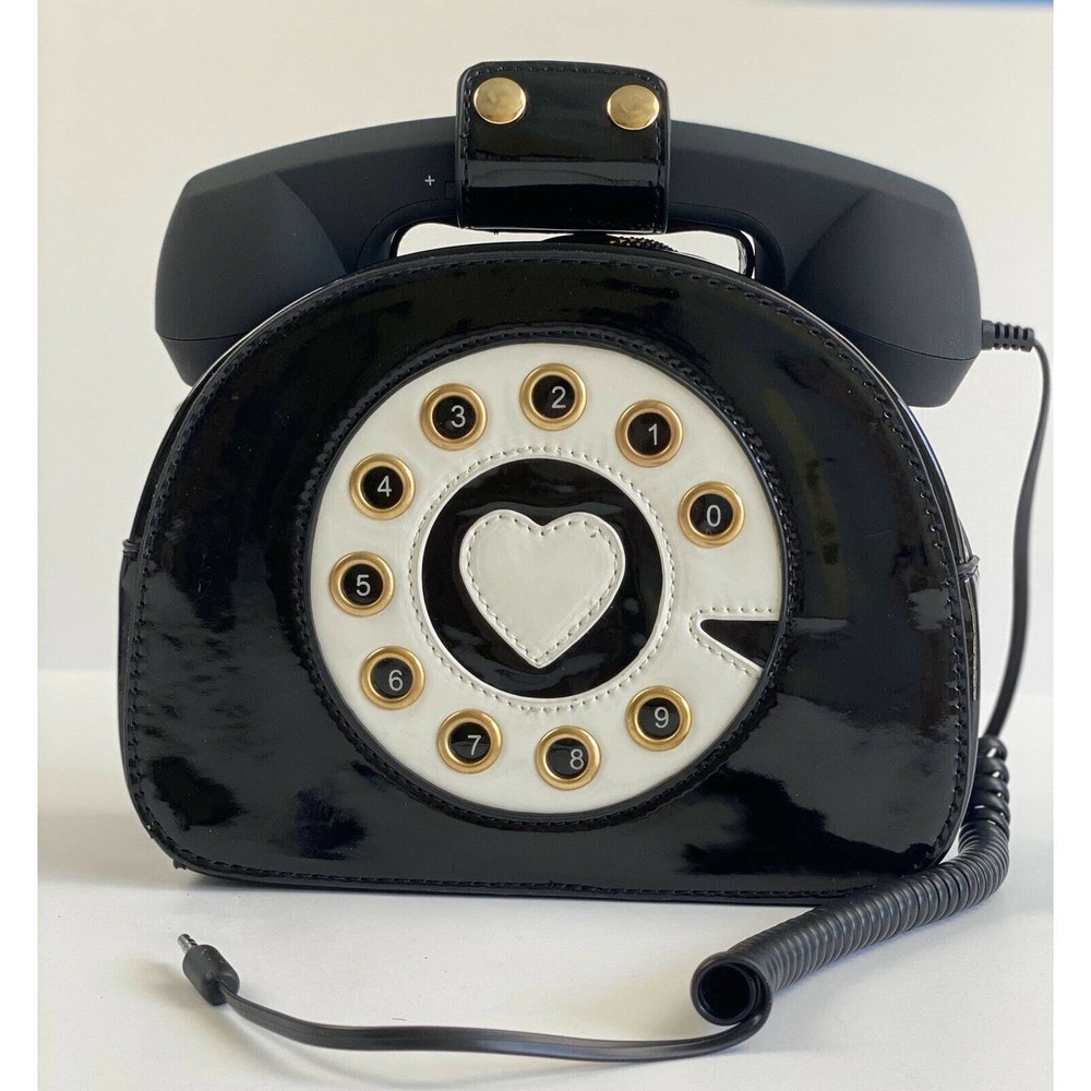 Pink Haley Ariah Rotary Phone  Crossbody Bag